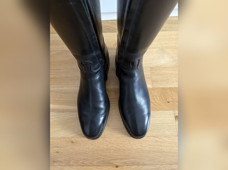 Dressurstiefel Königs rahmengenäht Sir-Versteifung schwarz