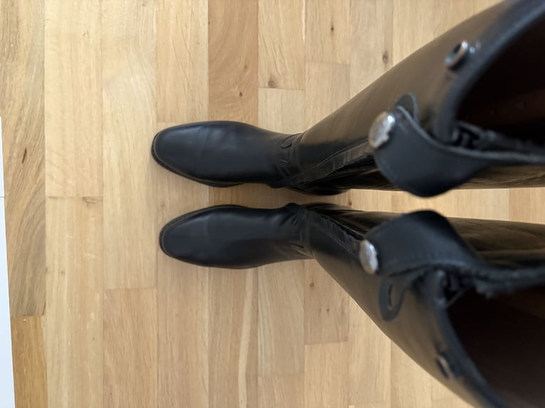 Dressurstiefel Königs rahmengenäht Sir-Versteifung schwarz