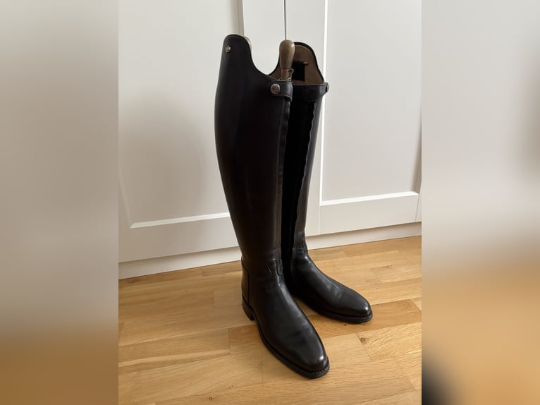 Dressurstiefel Königs rahmengenäht Sir-Versteifung schwarz
