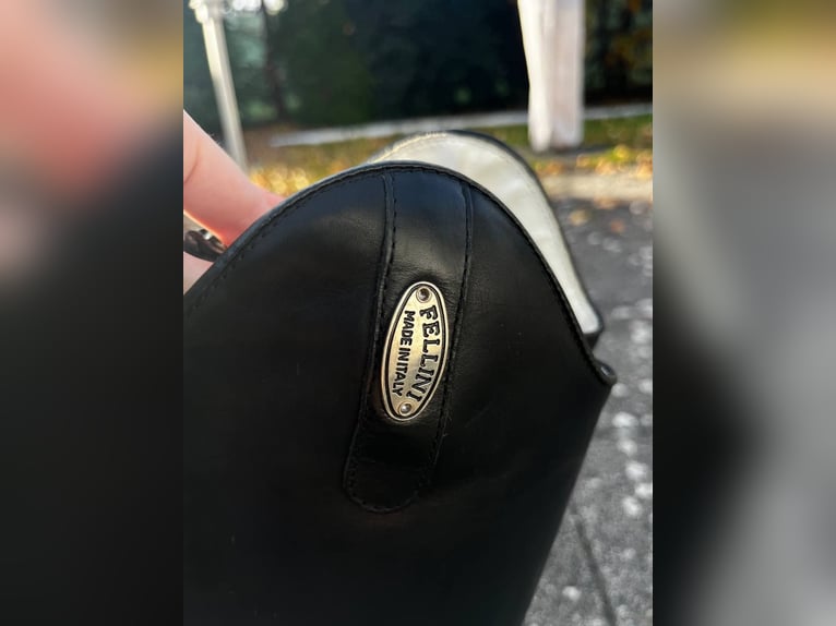 Echtleder Reitstiefel von Fellini Gr. 37 H:45 W:32