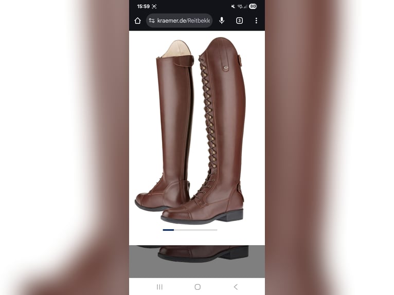 Felix Bühler Reitstiefel Monza cognac Größe 41 schmal