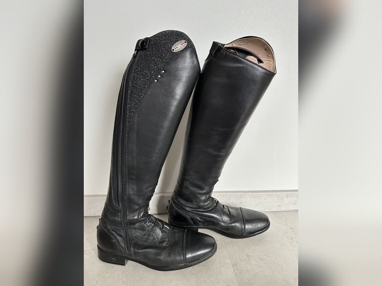 Fellini Reitstiefel mit Glitzer Größe 38