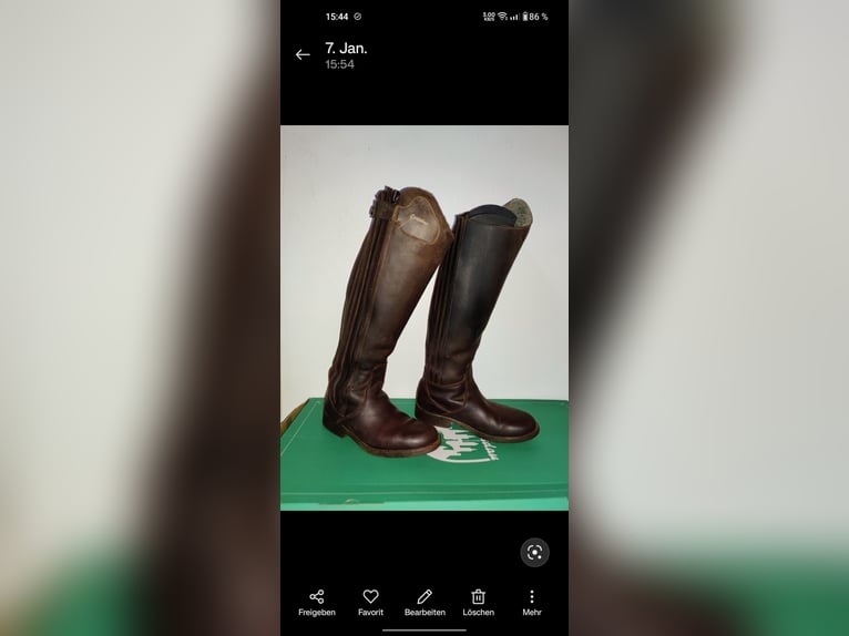 Gefütterte Lederstiefel super warm