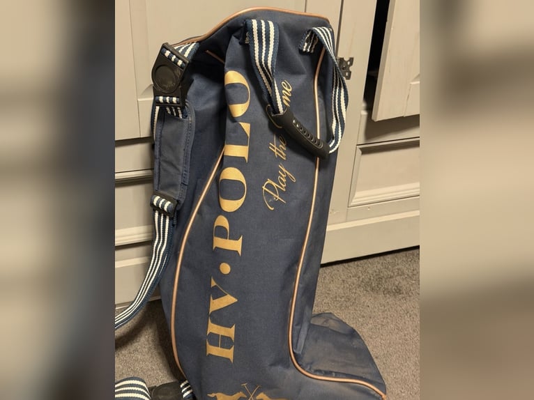 Lederreitstiefel mit HV Polo Tasche