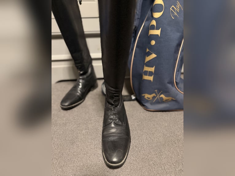 Lederreitstiefel mit HV Polo Tasche