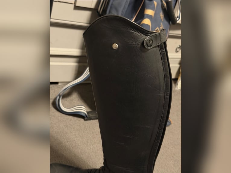 Lederreitstiefel mit HV Polo Tasche