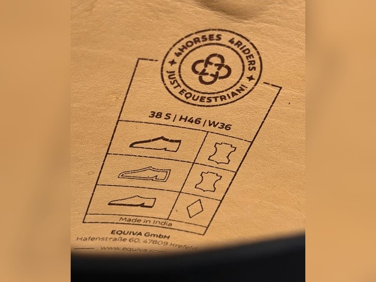 Lederreitstiefel mit HV Polo Tasche