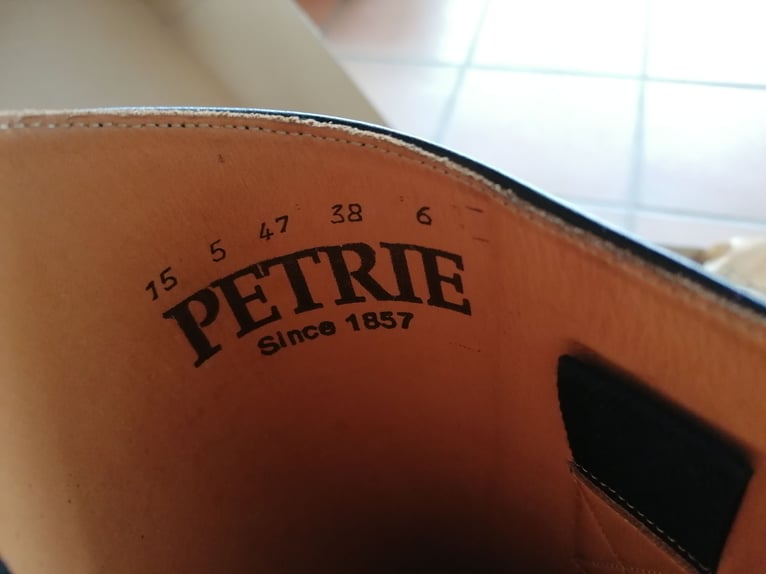 Lederreitstiefel Petri Gr. 5 neuwertig