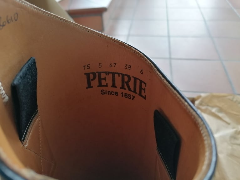 Lederreitstiefel Petri Gr. 5 neuwertig