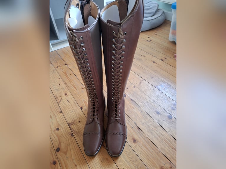 Neue Schnür-Reitstiefel von Busse - Größe 38 (Kurz / Weit)