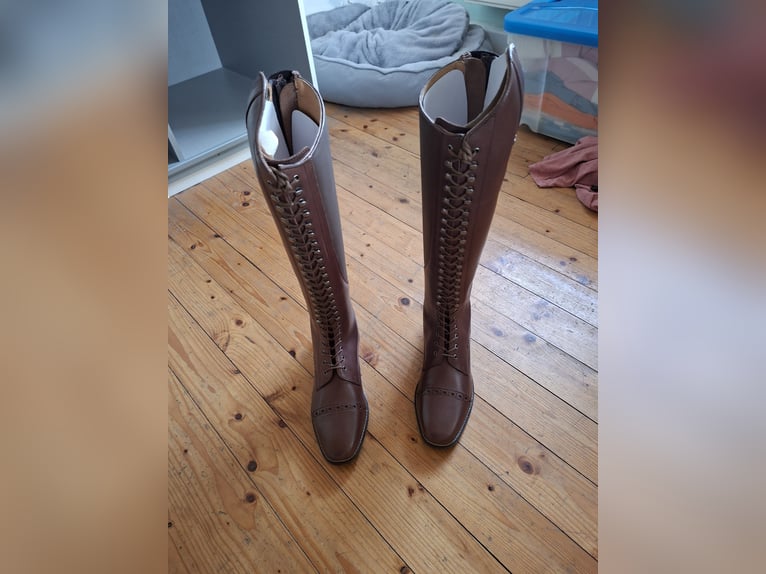 Neue Schnür-Reitstiefel von Busse - Größe 38 (Kurz / Weit)