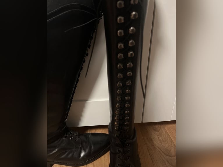 QHP Hailey Schnürstiefel Glitzer 38 46/34.5