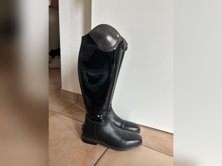Reitstiefel Busse Lyon schwarz Lack Gr. 40NW *neu*