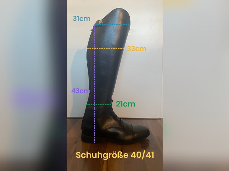 Reitstiefel Damen 40/41 für schlanke Waden