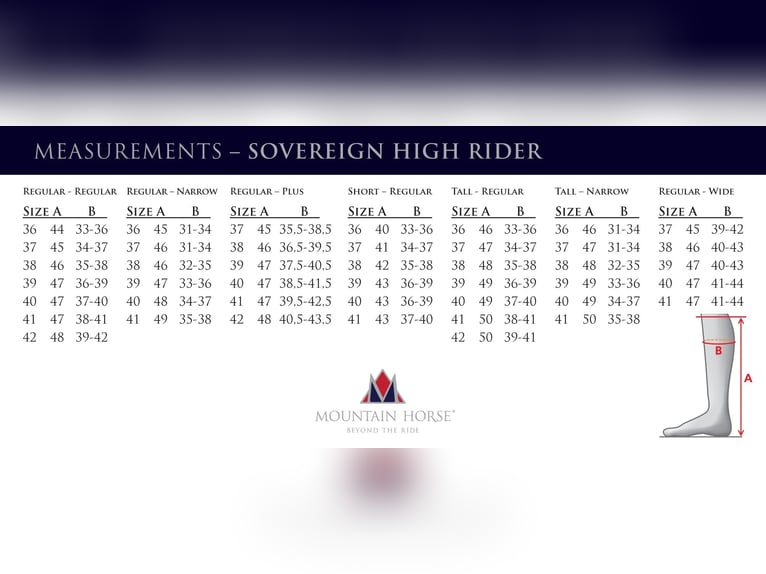 Reitstiefel Mountain Horse Sovereign High Rider 40/RN