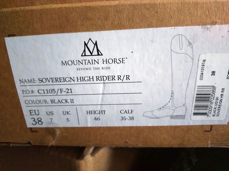 Reitstiefel schwarz, wie neu