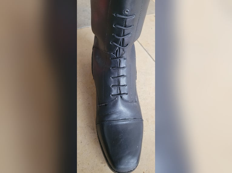 Reitstiefel Steeds 37-W Leder schwarz