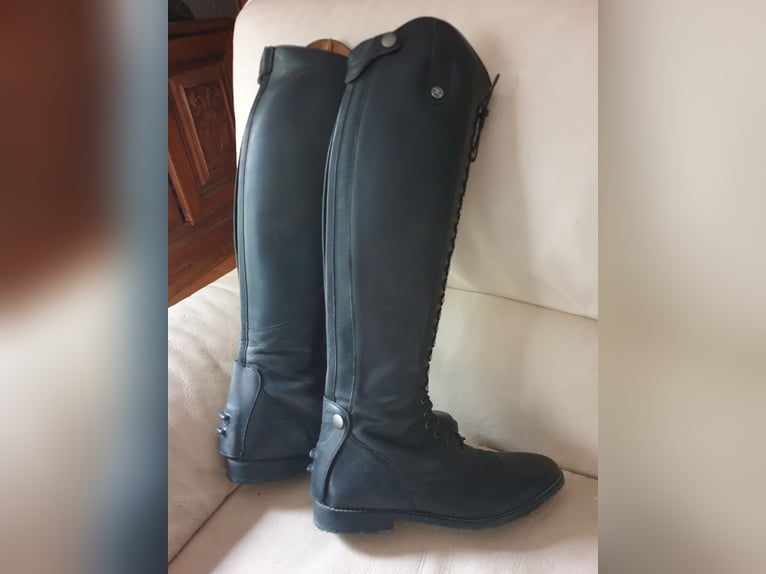 Reitstiefel zum Schnüren Laval schwarz Gr. 41 ( 50 LN ) aussen 55cm Reitstiefel zum Schnüren Laval schwarz Gr. 41 ( 50 LN ) aussen 55cm