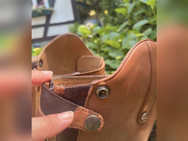 Wunderschöne Busse Reitstiefel „Laval“ in Cognac – Gr. 40