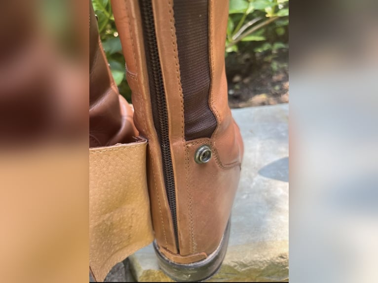 Wunderschöne Busse Reitstiefel „Laval“ in Cognac – Gr. 40