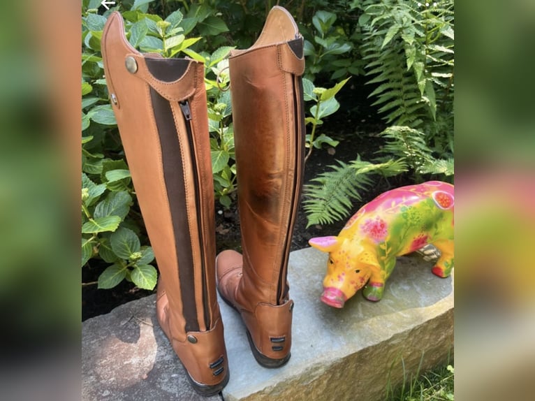 Wunderschöne Busse Reitstiefel „Laval“ in Cognac – Gr. 40