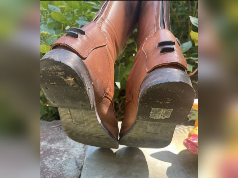 Wunderschöne Busse Reitstiefel „Laval“ in Cognac – Gr. 40