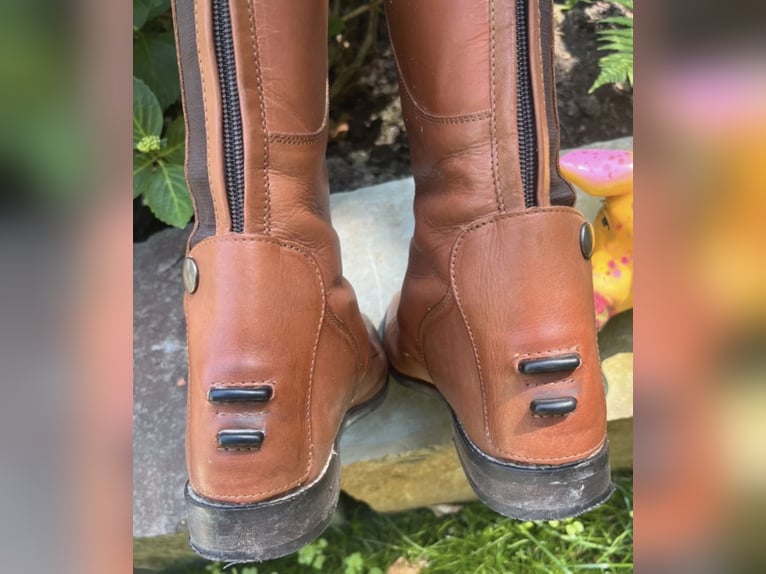 Wunderschöne Busse Reitstiefel „Laval“ in Cognac – Gr. 40