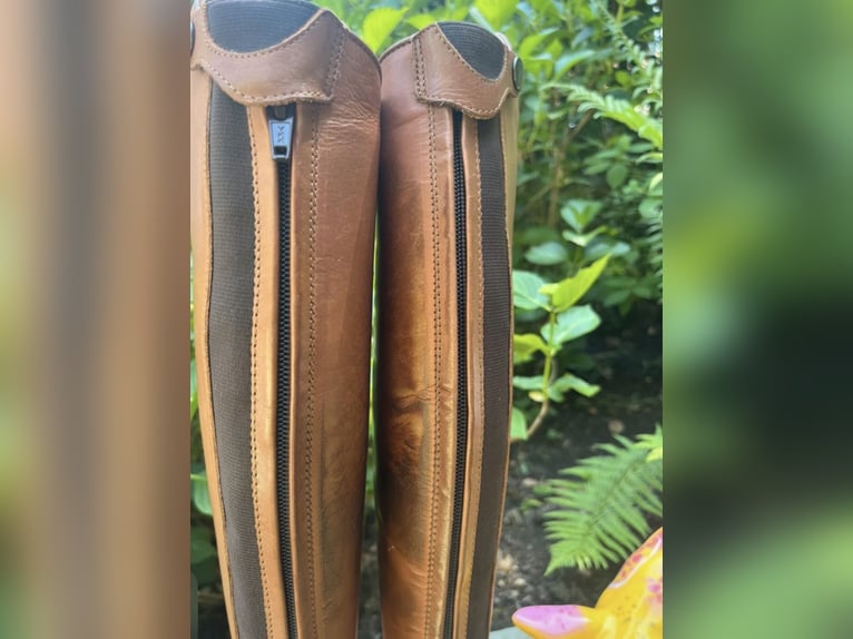 Wunderschöne Busse Reitstiefel „Laval“ in Cognac – Gr. 40