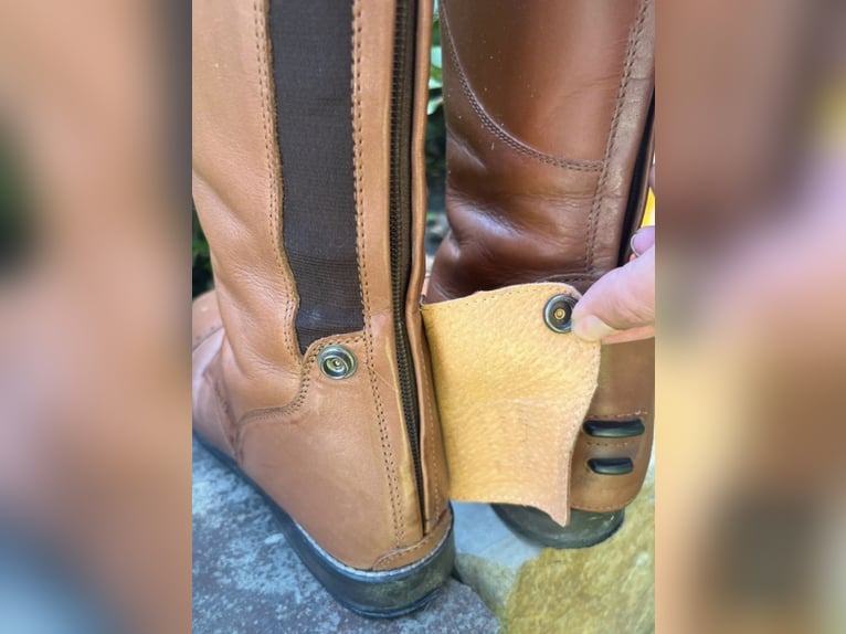 Wunderschöne Busse Reitstiefel „Laval“ in Cognac – Gr. 40