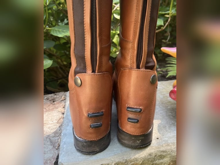 Wunderschöne Busse Reitstiefel „Laval“ in Cognac – Gr. 40