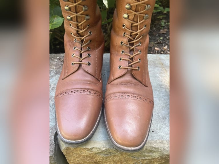 Wunderschöne Busse Reitstiefel „Laval“ in Cognac – Gr. 40