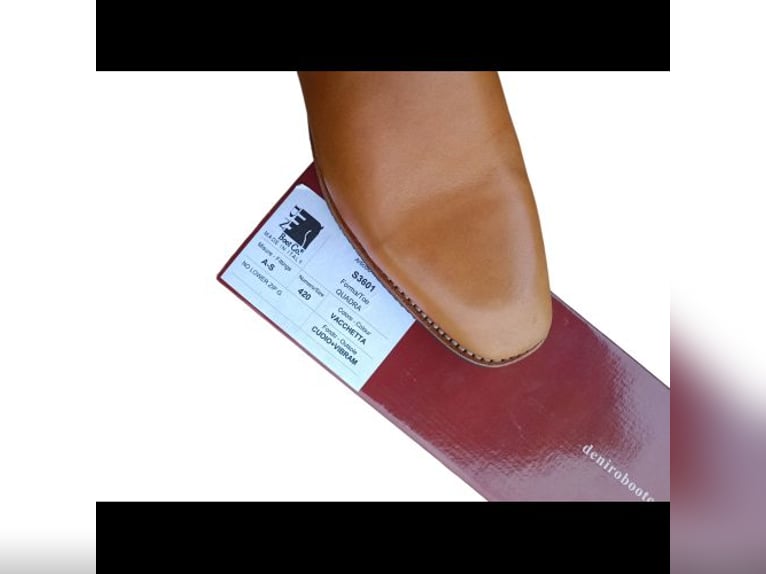 DeNiro Reitstiefel Quadra S3601 / A-S / VACCHETTA / Grösse 42 NP 568€