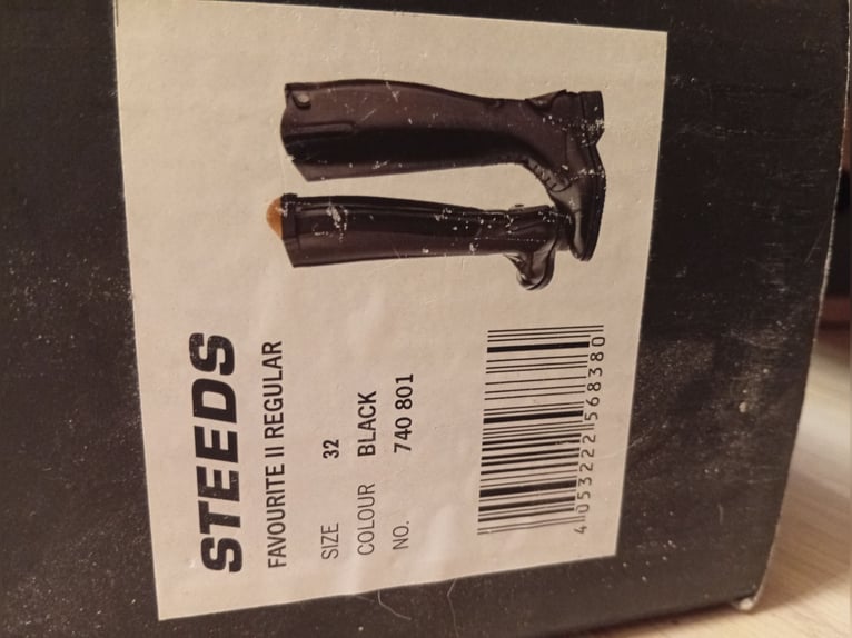 Kaum getragene Lederreitstiefel Größe 32