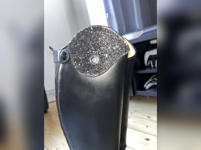 Reitstiefel QHP Schwarz 