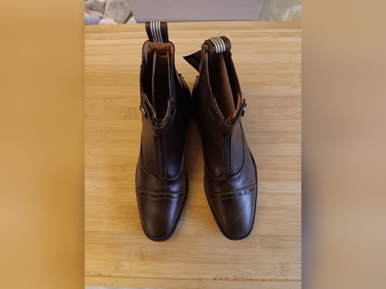 Reitstiefelette, braun, Gr. 38/39