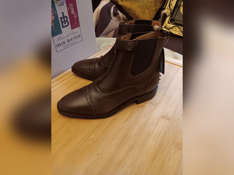 Reitstiefelette, braun, Gr. 38/39