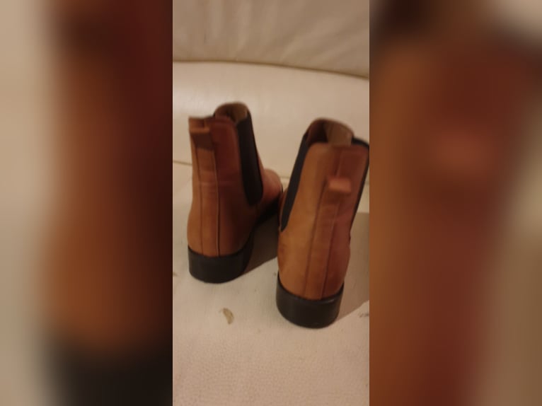 Tolle rehbraune Jodhpur ; Chelsea stiefeletten-auch alltagstauglich, fast neu -Gr. 40