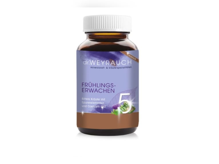Dr. Weyrauch HUMAN Nr. 5 Frühlingserwachen 60 Kapseln UVP 24,00€ Dr. Weyrauch HUMAN Nr. 5 Frühlingserwachen 60 Kapseln UVP 24,00€