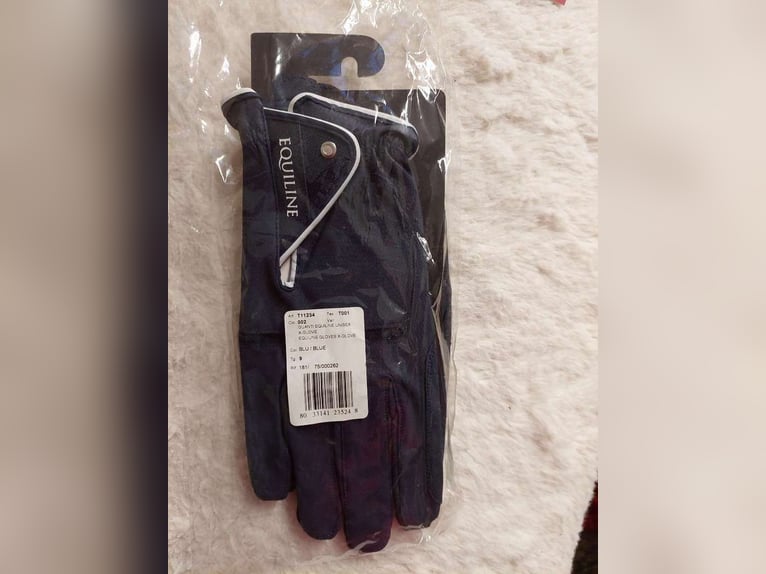 Elegante Equiline Reithandschuhe X-Glove, Größe 9, Neu mit Etikett, Handschuhe, Pferd, blue navy, 