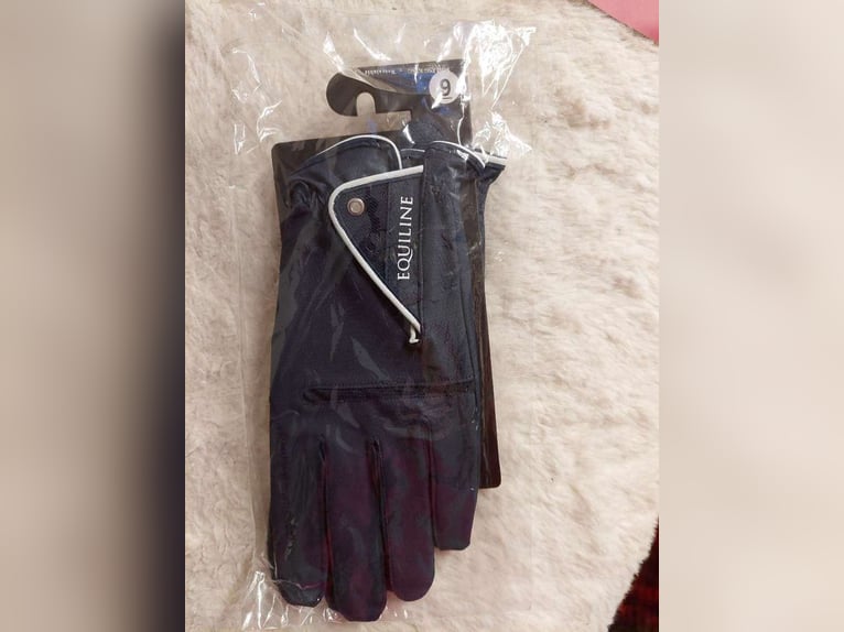 Elegante Equiline Reithandschuhe X-Glove, Größe 9, Neu mit Etikett, Handschuhe, Pferd, blue navy, 