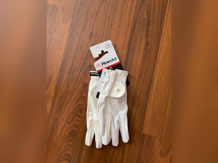 Roeckl Reithandschuhe GRIP LITE (Weiß, Neu mit Etikett) Gr. 9 Roeckl Reithandschuhe GRIP LITE (Weiß, Neu mit Etikett) Gr. 9