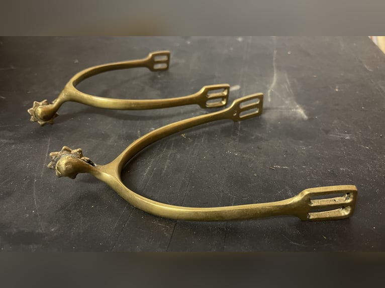 Sporen goldfarben mit Rädchen