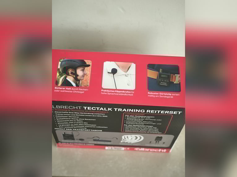 Tectalk Training Reiterset. Headset ähnlich Ceecoach/ Whis.nl