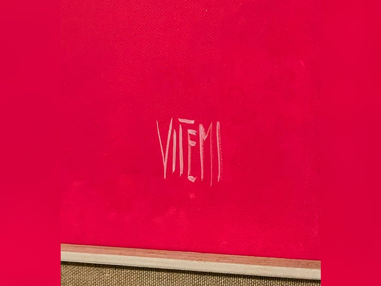 Werk von VITEMI – Pferde "Flammend" aus den 70er- bis 80er-Jahren