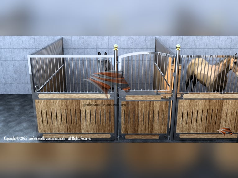 Boxenstall - Pferdebox & Stallboxen | Trennwand und Boxenfront Top für Ihre Pferdehaltung