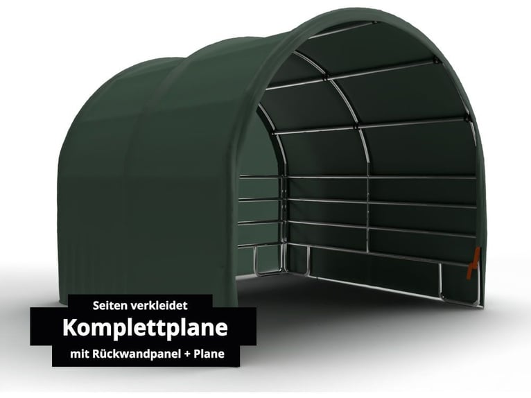 Aktion mit 900g/m2  Plane - Weidezelt, Weideunterstand, Lagerzelt, Zelt, Unterstand, Koppel