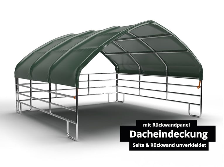 Aktion mit 900g/m2  Plane - Weidezelt, Weideunterstand, Lagerzelt, Zelt, Unterstand, Koppel