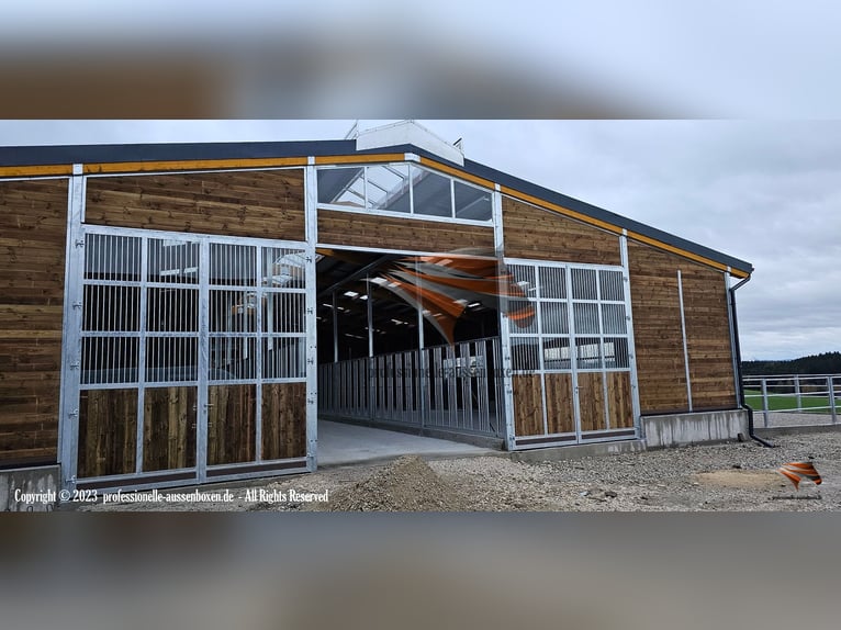 AMERICAN BARN - TOP Stallbau, Pferdestall bauen, Außenboxen und Pferdeboxen, Offenstall, Weidehütte