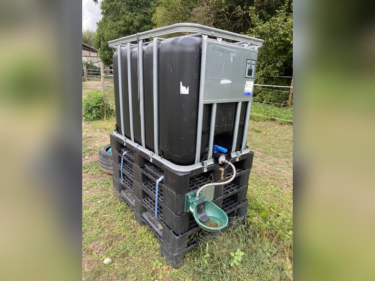 IBC Container 600l schwarz mit Tränker