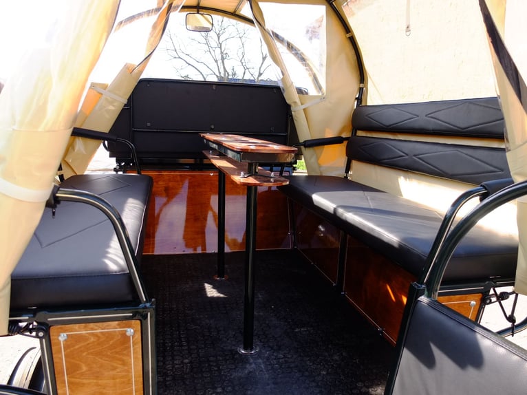 Nowy wóz konny z kołami rolniczymi